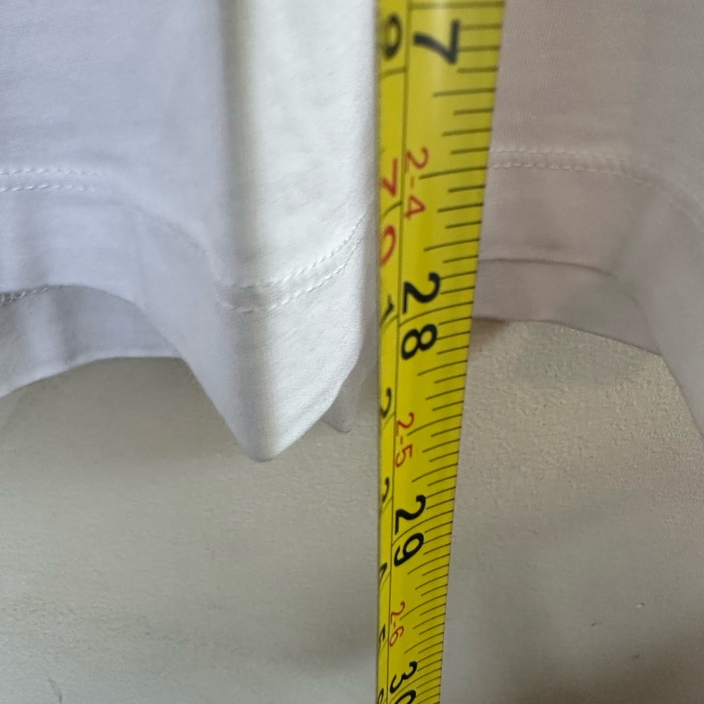 J.CREW NWT Vintage Jersey White Classic-Fit V-Neck T-Shirt XL BY361 - Picture 4 of 6